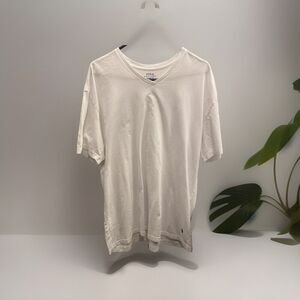 Polo Ralph Lauren V Neck White T-Shirt 2XL